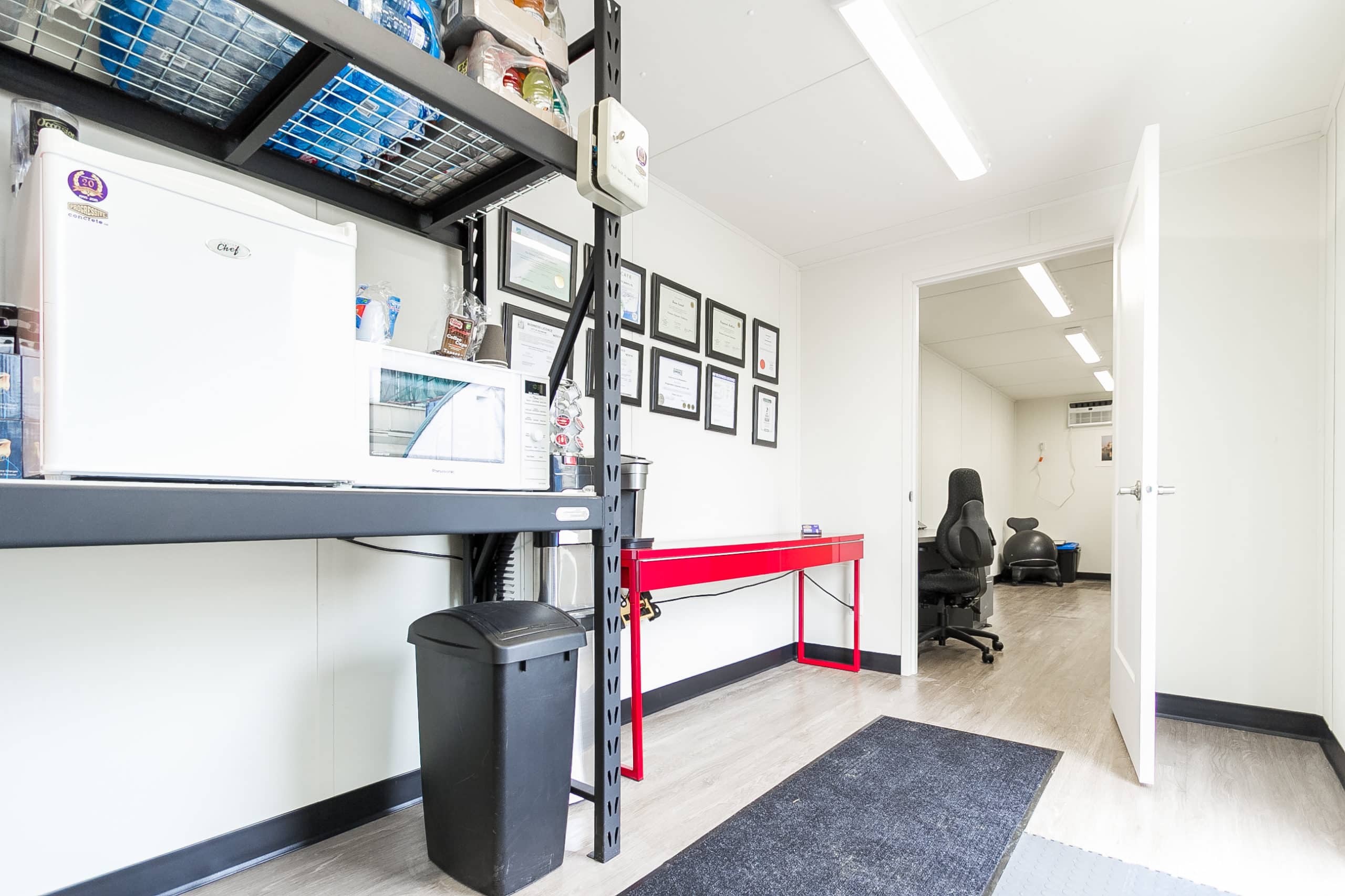 40’HC Office CUBE – Vinyl Drywall Finished - Allied Container Services PTY LTD