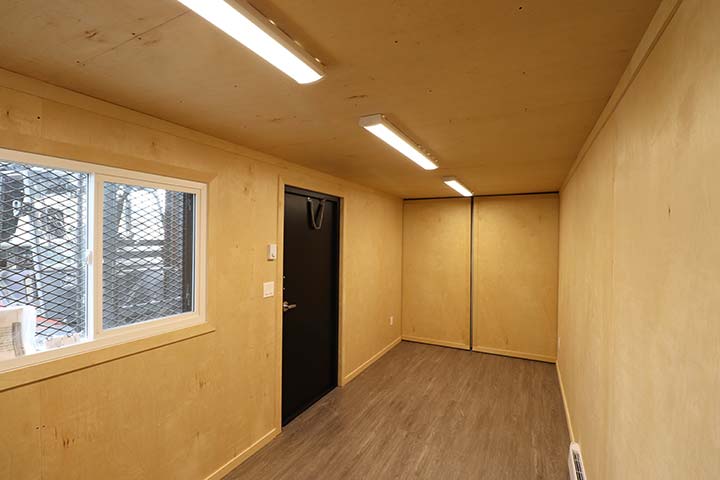 20’ Office CUBE – Wood Finished - Allied Container Services PTY LTD