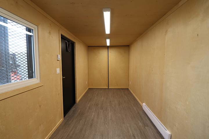 20’ Office CUBE – Wood Finished - Allied Container Services PTY LTD