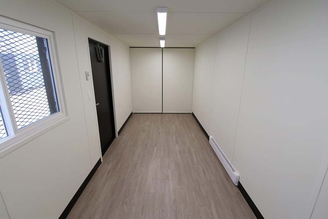 20’ Office CUBE – Vinyl Drywall Finished - Allied Container Services PTY LTD