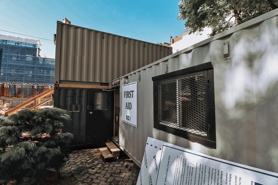 20’ Office CUBE – Vinyl Drywall Finished - Allied Container Services PTY LTD