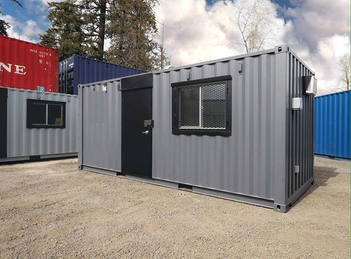 20’ Office CUBE – Vinyl Drywall Finished - Allied Container Services PTY LTD