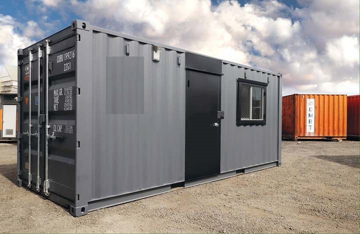 20’ Office CUBE – Vinyl Drywall Finished - Allied Container Services PTY LTD