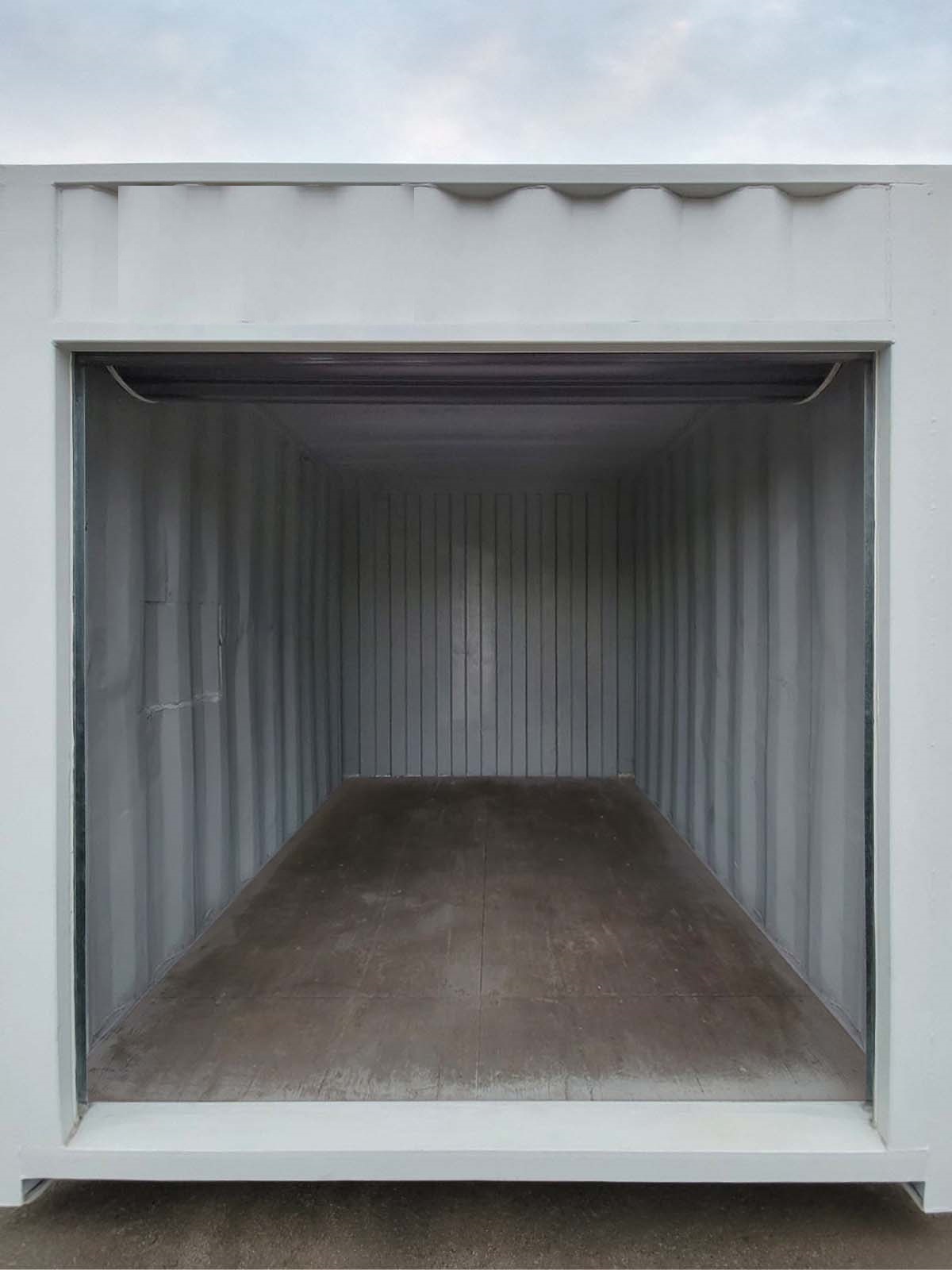 10’ “Cut Down” Used Container + Rollup - Allied Container Services PTY LTD
