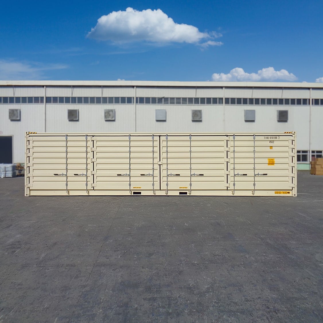40’HC New (1-trip) “Openside” Shipping Container - Allied Container Services PTY LTD