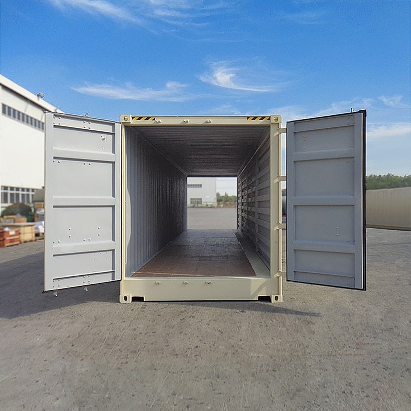 40’HC New (1-trip) “Openside” Shipping Container - Allied Container Services PTY LTD