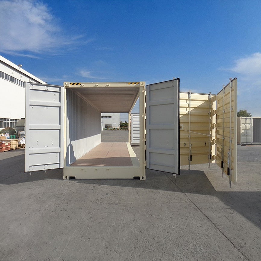 40’HC New (1-trip) “Openside” Shipping Container - Allied Container Services PTY LTD