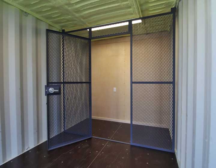 7′ Office Container + Storage Locker - Allied Container Services PTY LTD