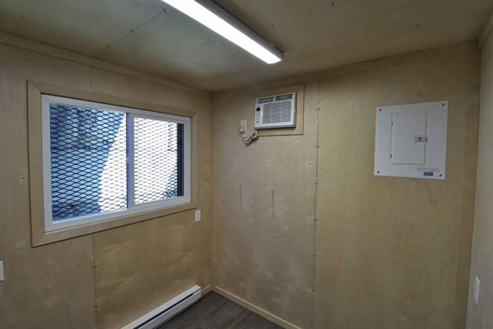 7′ Office Container + Storage Locker - Allied Container Services PTY LTD