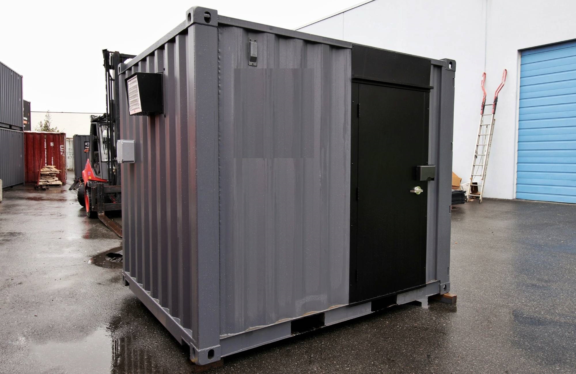 10’ Office CUBE – Wood Finished - Allied Container Services PTY LTD
