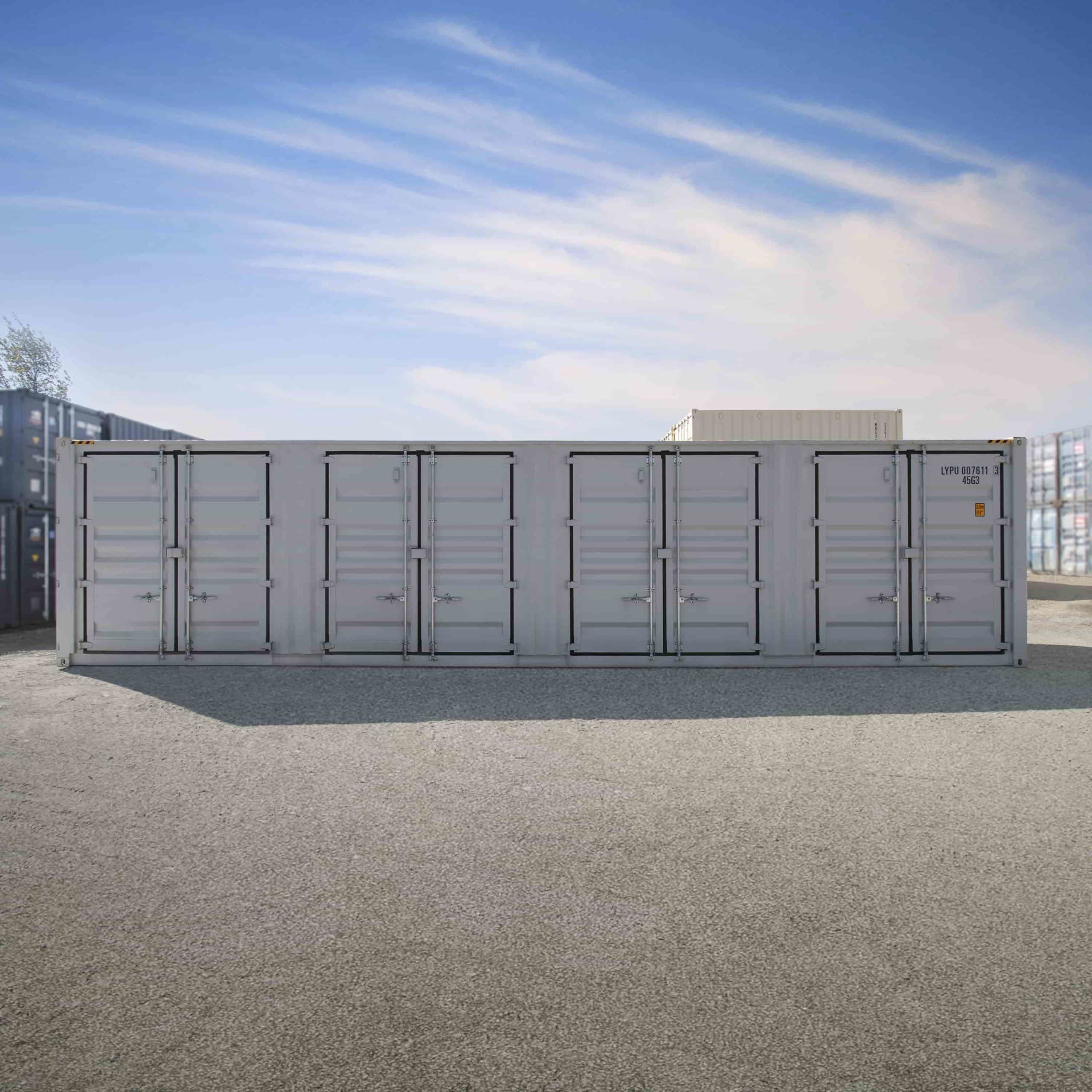40’HC New (1-trip) Shipping Container with 4 x Side Doors - Allied Container Services PTY LTD