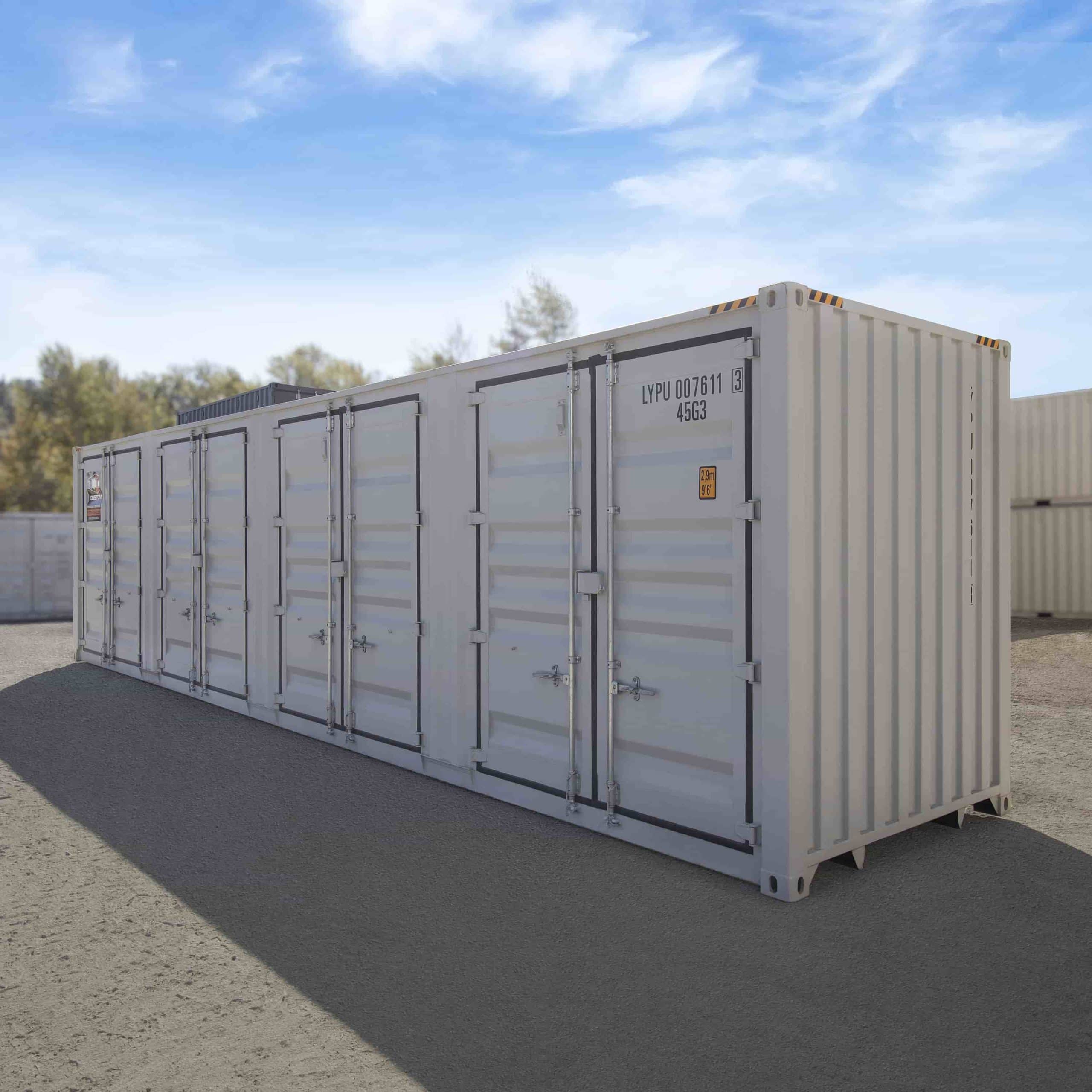 40’HC New (1-trip) Shipping Container with 4 x Side Doors - Allied Container Services PTY LTD