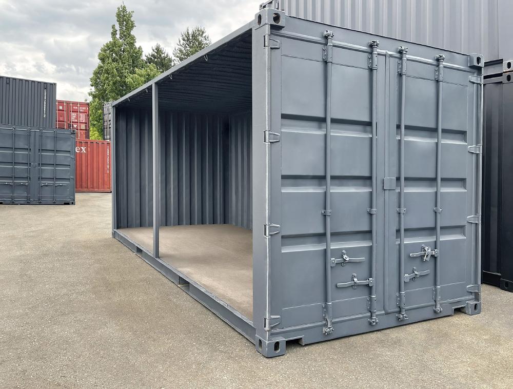 20’ Used “Open Face” Shipping Container - Allied Container Services PTY LTD