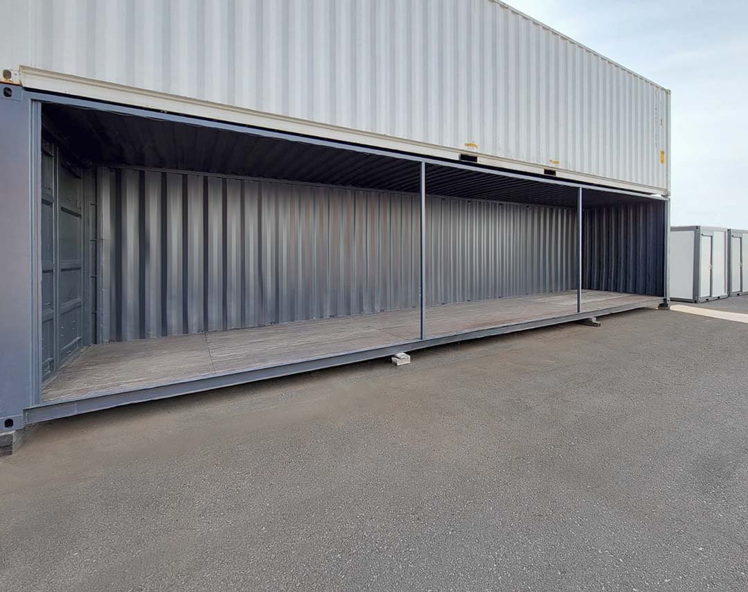 40’HC Used “Open Face” Shipping Container - Allied Container Services PTY LTD