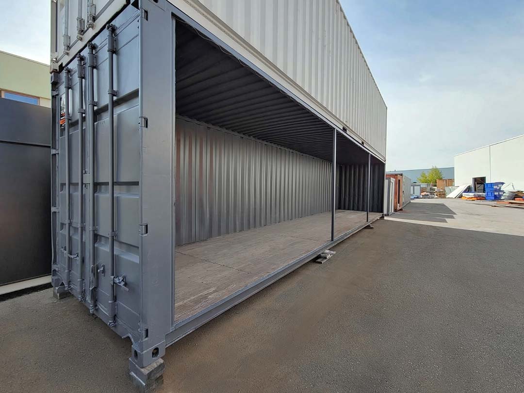 40’HC Used “Open Face” Shipping Container - Allied Container Services PTY LTD