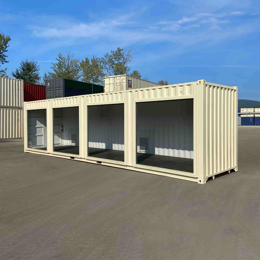 40’HC “CONTAINMENT CUBE” with 4 x Roll Up Doors - Allied Container Services PTY LTD