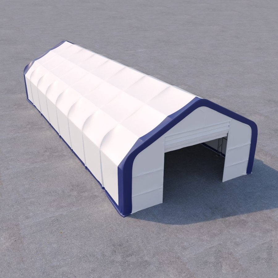 Dual Truss Storage Shelter (30′ x 80′ x 20′) - Allied Container Services PTY LTD