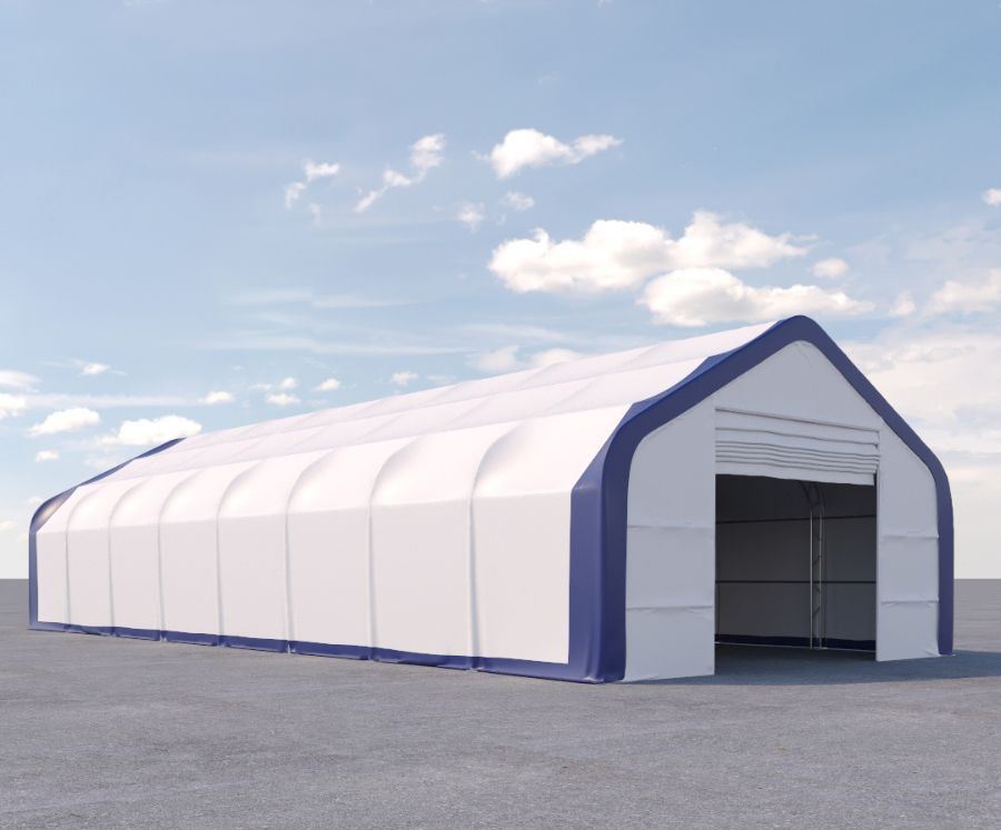 Dual Truss Storage Shelter (30′ x 80′ x 20′) - Allied Container Services PTY LTD
