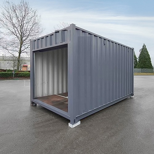 15′ “Cut Down” Used Container + Rollup - Allied Container Services PTY LTD