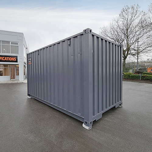15′ “Cut Down” Used Container + Rollup - Allied Container Services PTY LTD