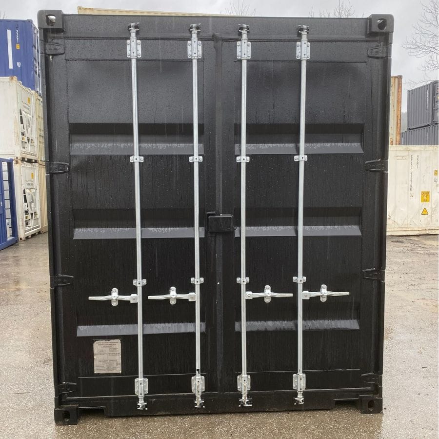 20’HC New (1-Trip) Shipping Container – Painted Black - Allied Container Services PTY LTD
