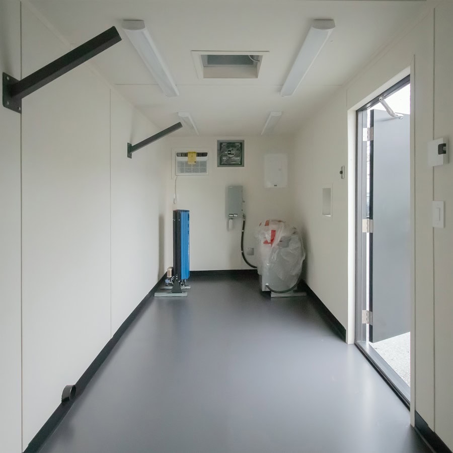 Shipyard Machinery Enclosure - Allied Container Services PTY LTD