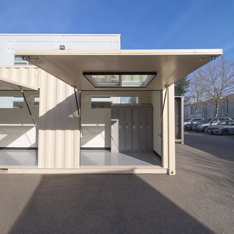 40’ Art Studio w/Flip up Doors - Allied Container Services PTY LTD