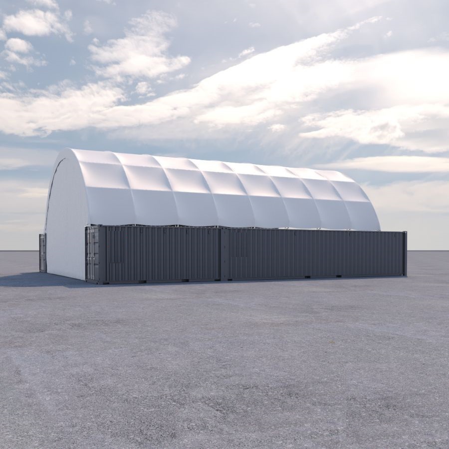 40’ x 60’ Container Shelter - Allied Container Services PTY LTD