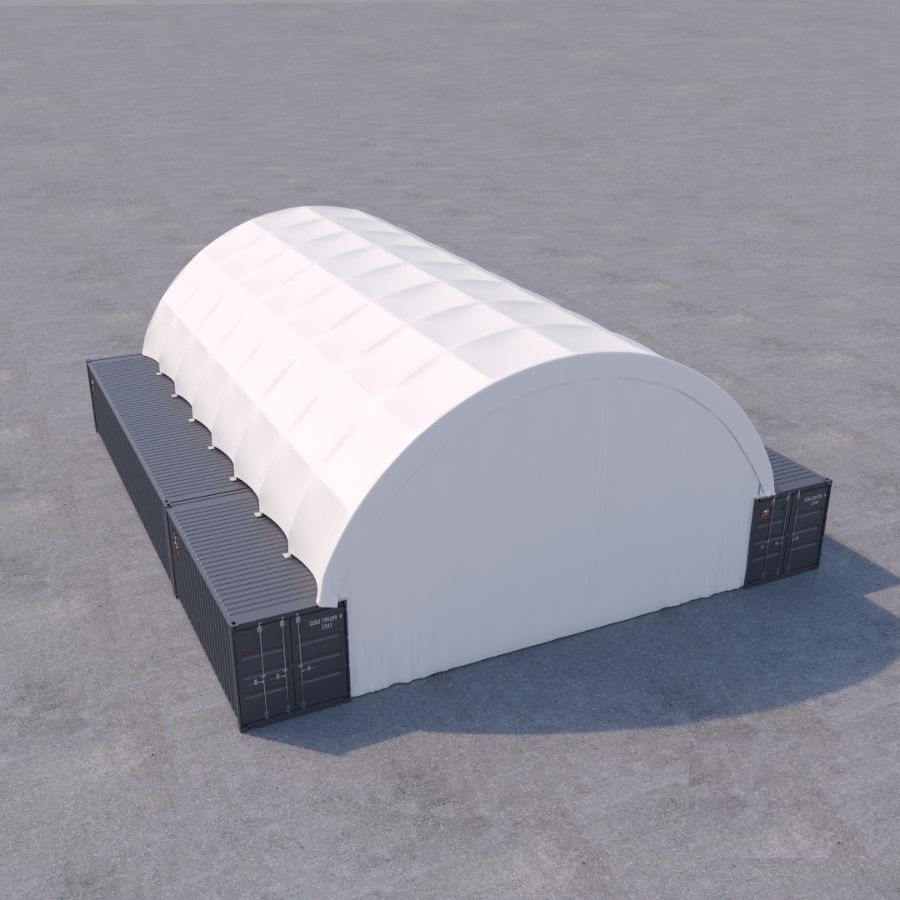 40’ x 60’ Container Shelter - Allied Container Services PTY LTD