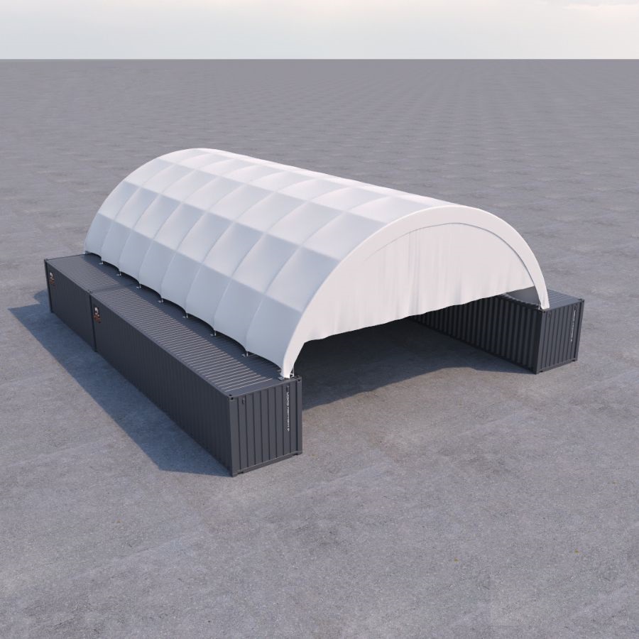 40’ x 60’ Container Shelter - Allied Container Services PTY LTD