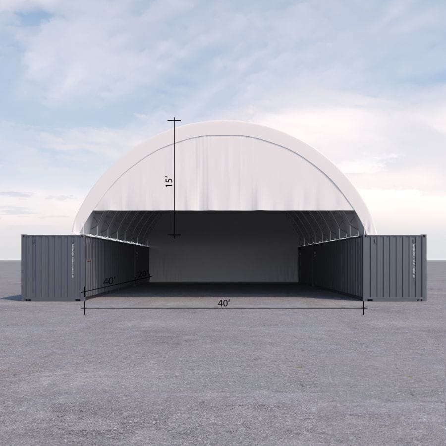 40’ x 60’ Container Shelter - Allied Container Services PTY LTD