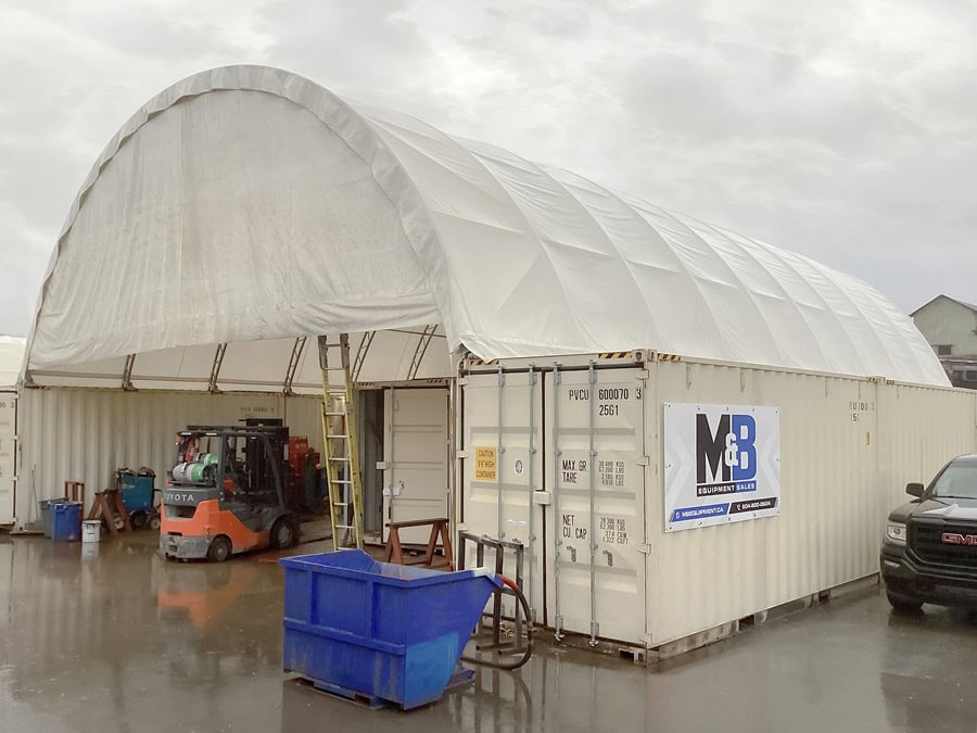 40’ x 60’ Container Shelter - Allied Container Services PTY LTD