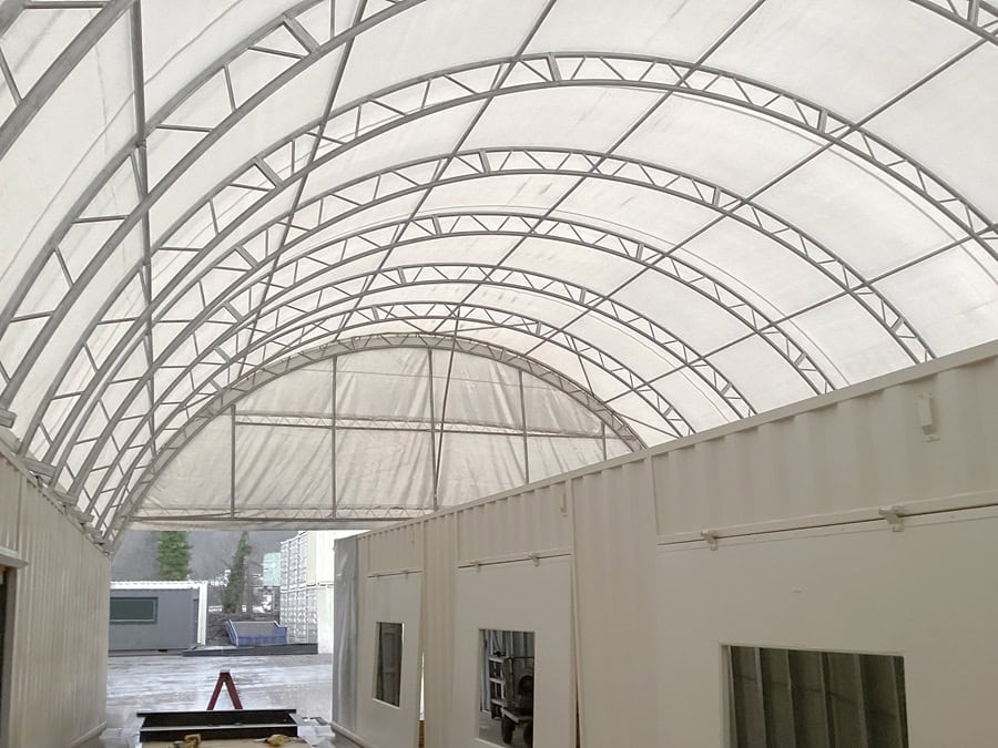 40’ x 60’ Container Shelter - Allied Container Services PTY LTD