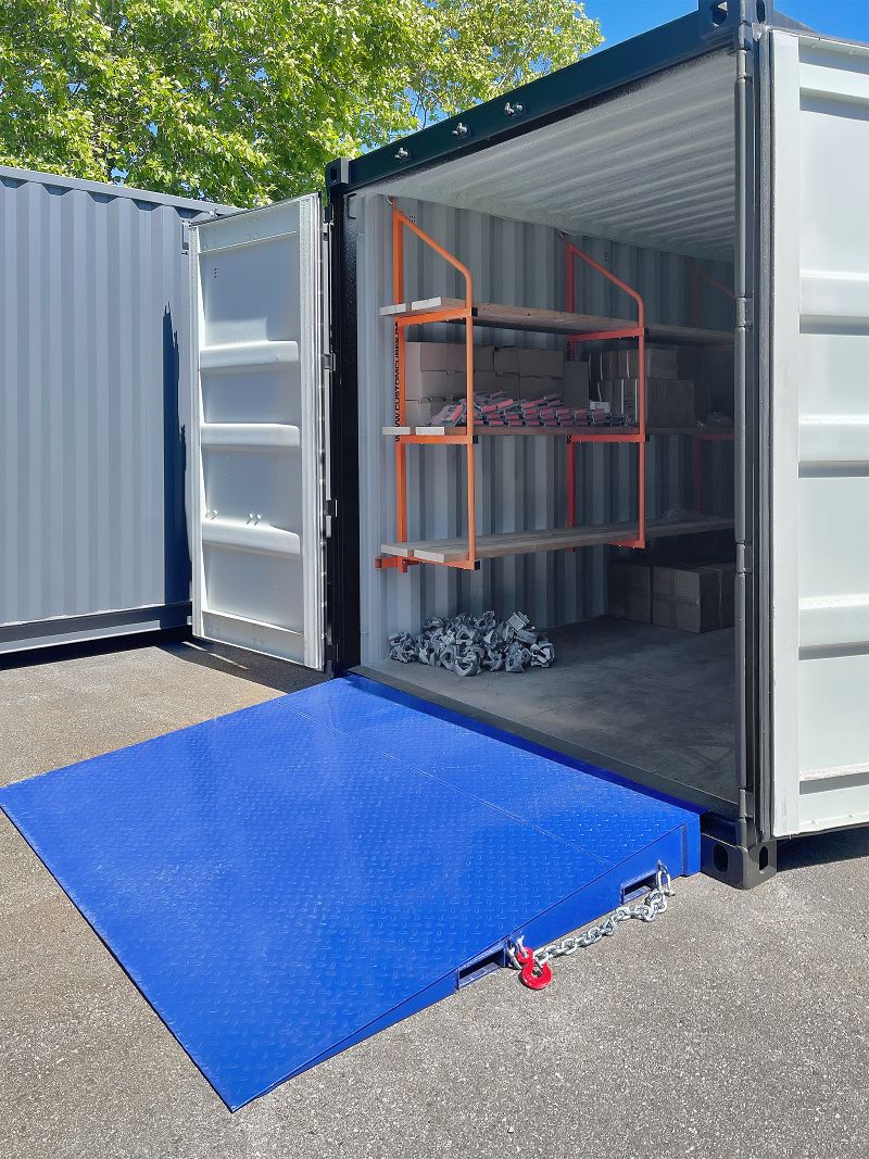M&B | Heavy Duty Forklift Ramp - Allied Container Services PTY LTD