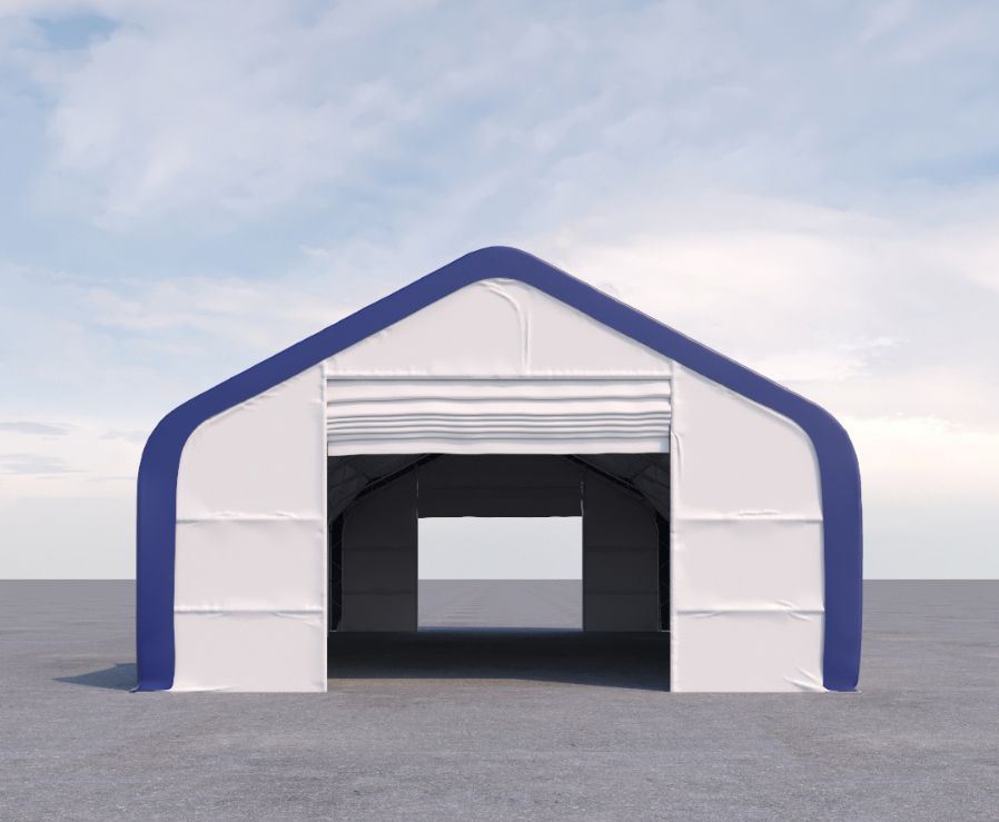Dual Truss Storage Shelter (30′ x 60′ x 20′) - Allied Container Services PTY LTD