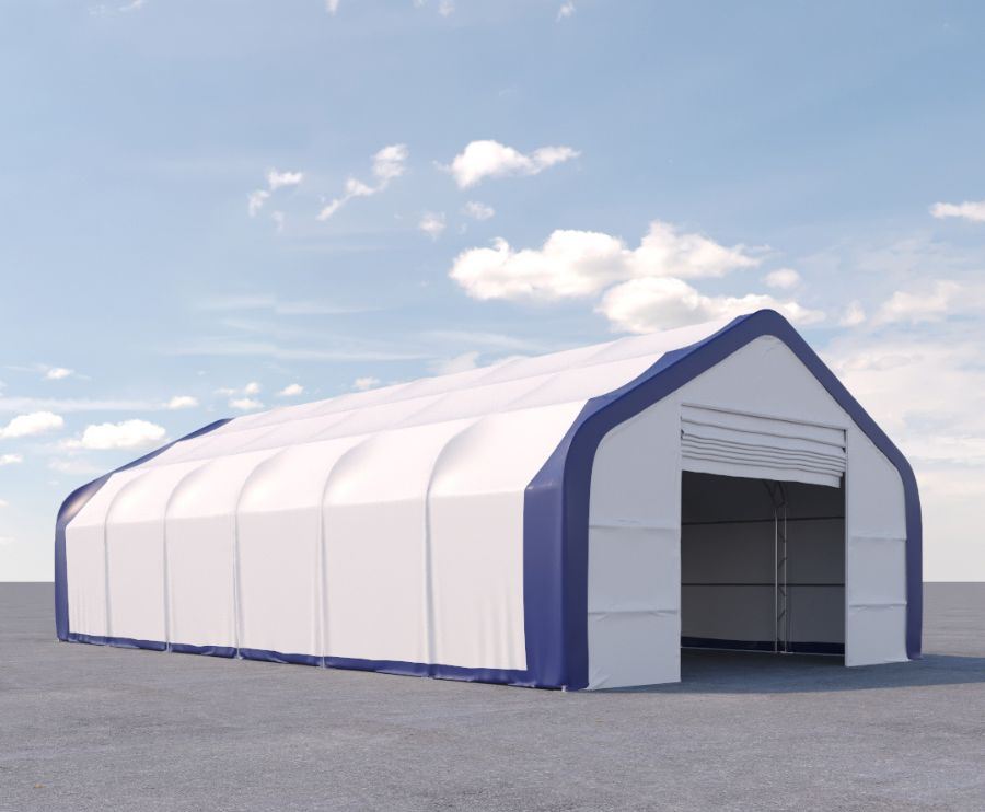 Dual Truss Storage Shelter (30′ x 60′ x 20′) - Allied Container Services PTY LTD