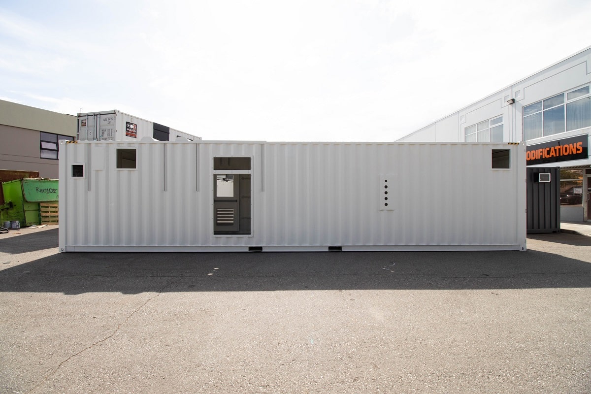 40’ Custom Mechanical Enclosure - Allied Container Services PTY LTD
