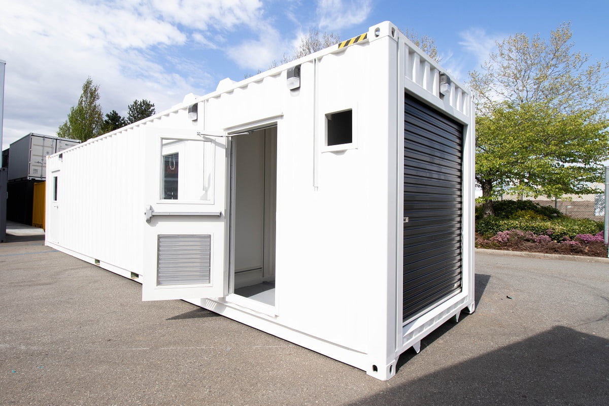 40’ Custom Mechanical Enclosure - Allied Container Services PTY LTD
