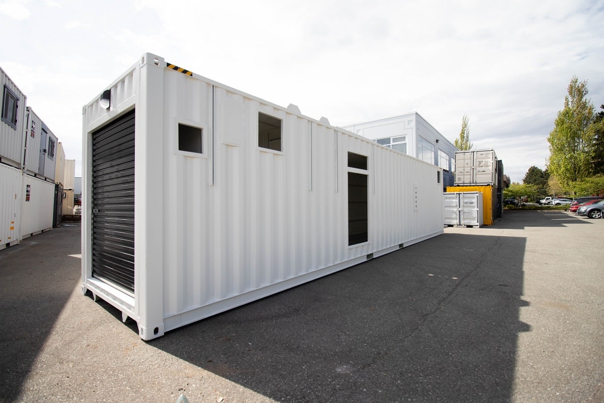 40’ Custom Mechanical Enclosure - Allied Container Services PTY LTD