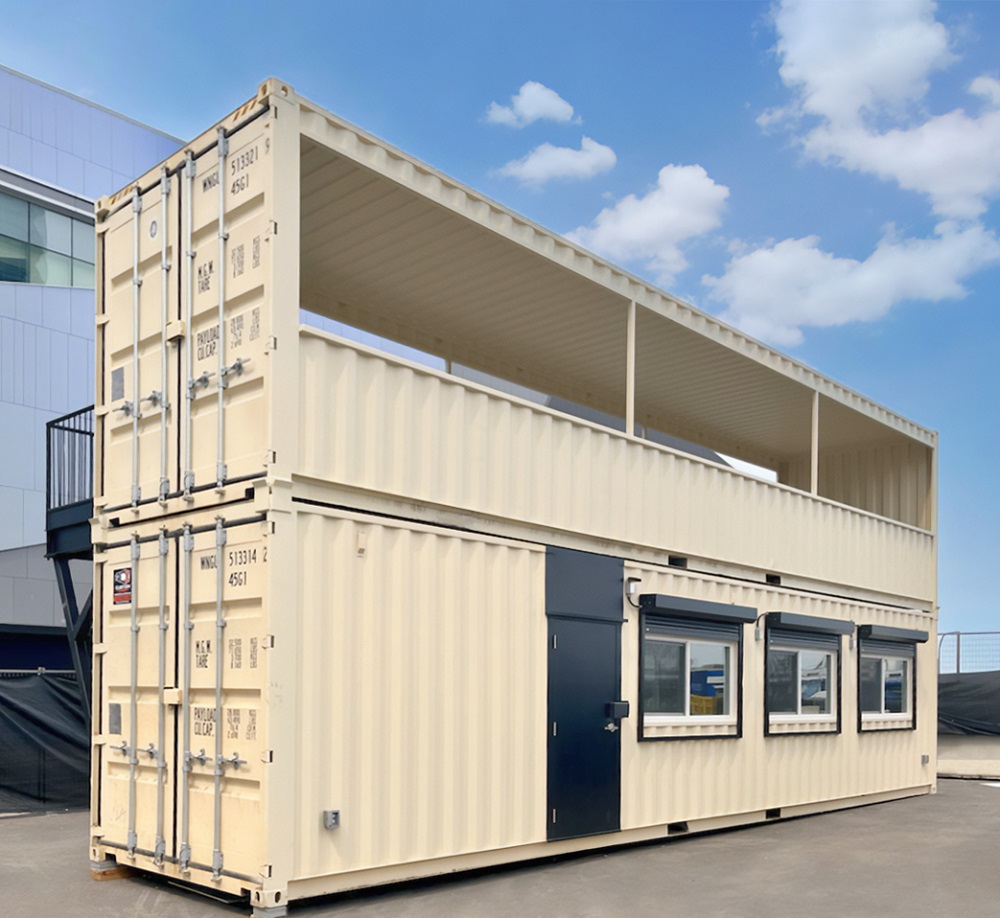 40’HC VIP Area with Patio for the Oilers - Allied Container Services PTY LTD