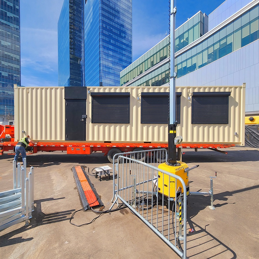 40’HC VIP Area with Patio for the Oilers - Allied Container Services PTY LTD