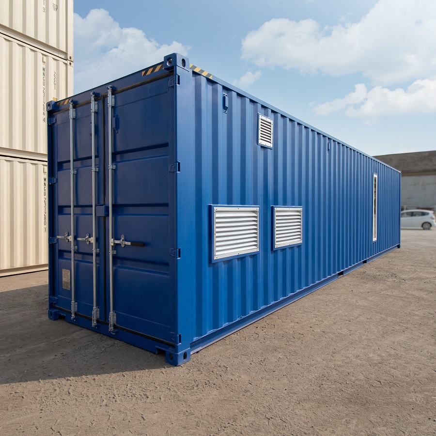 40’ Custom Equipment Housing Unit - Allied Container Services PTY LTD