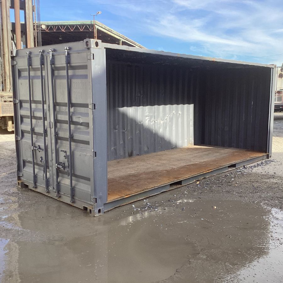 20′ Used “Open-Face” Shipping Container (Special) - Allied Container Services PTY LTD