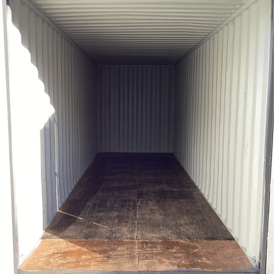 25’HC Used Shipping Container (Painted Slate Grey) - Allied Container Services PTY LTD