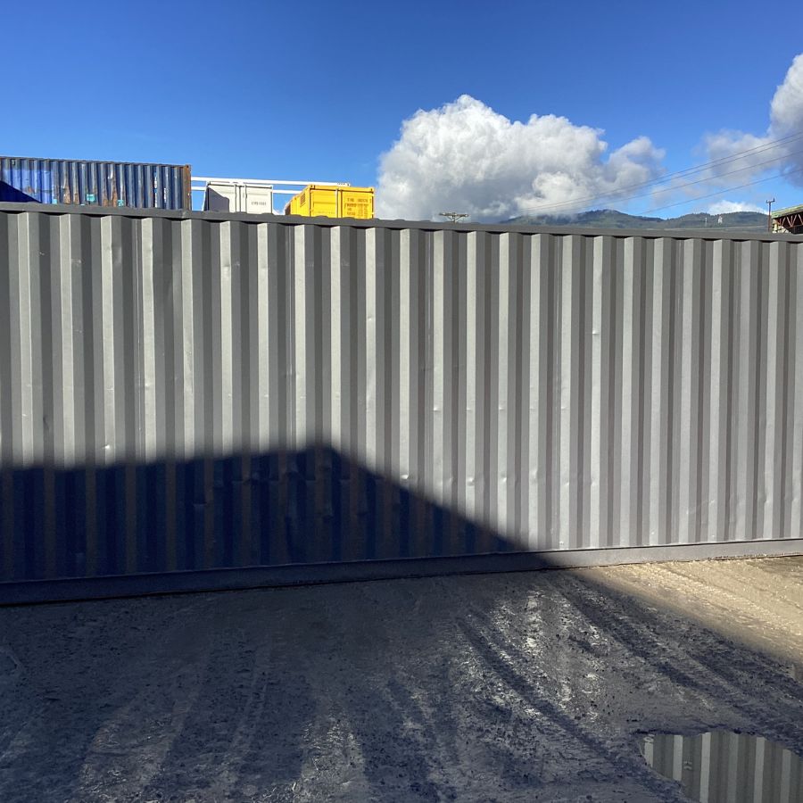 25’HC Used Shipping Container (Painted Slate Grey) - Allied Container Services PTY LTD