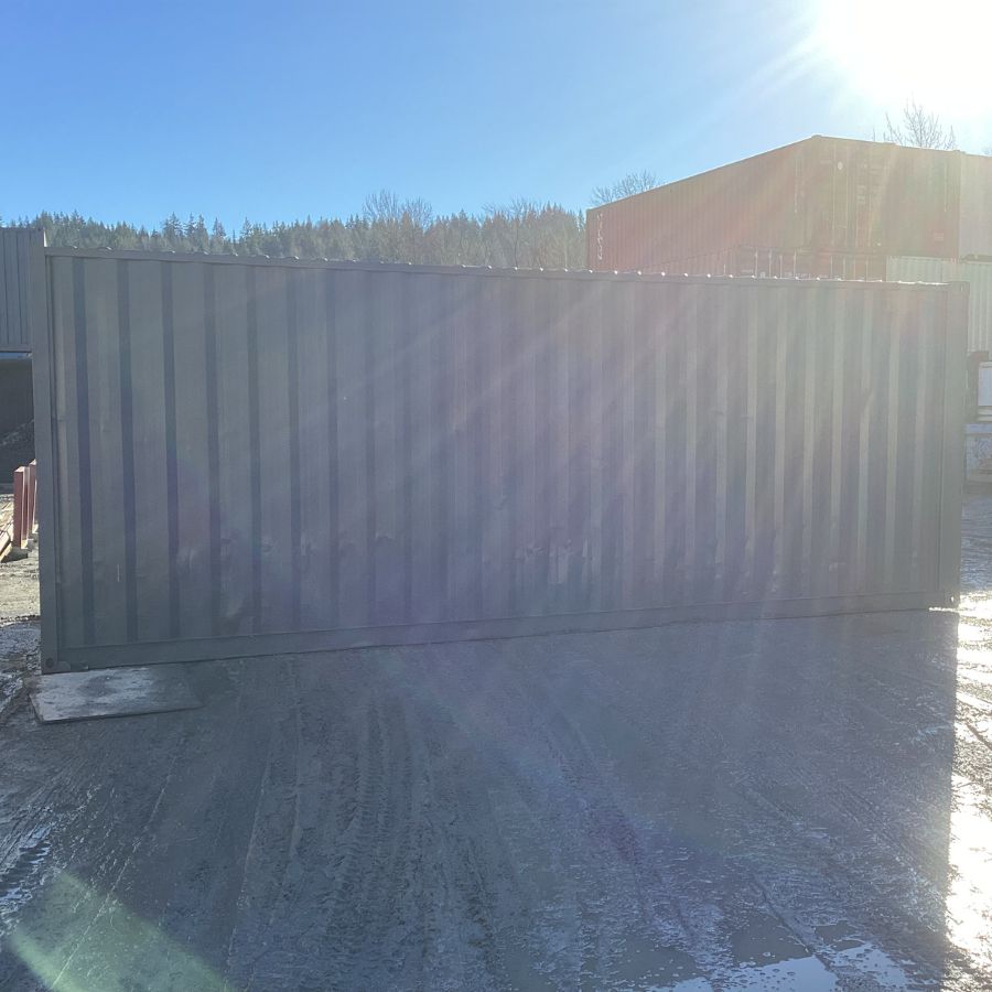 25’HC Used Shipping Container (Painted Slate Grey) - Allied Container Services PTY LTD