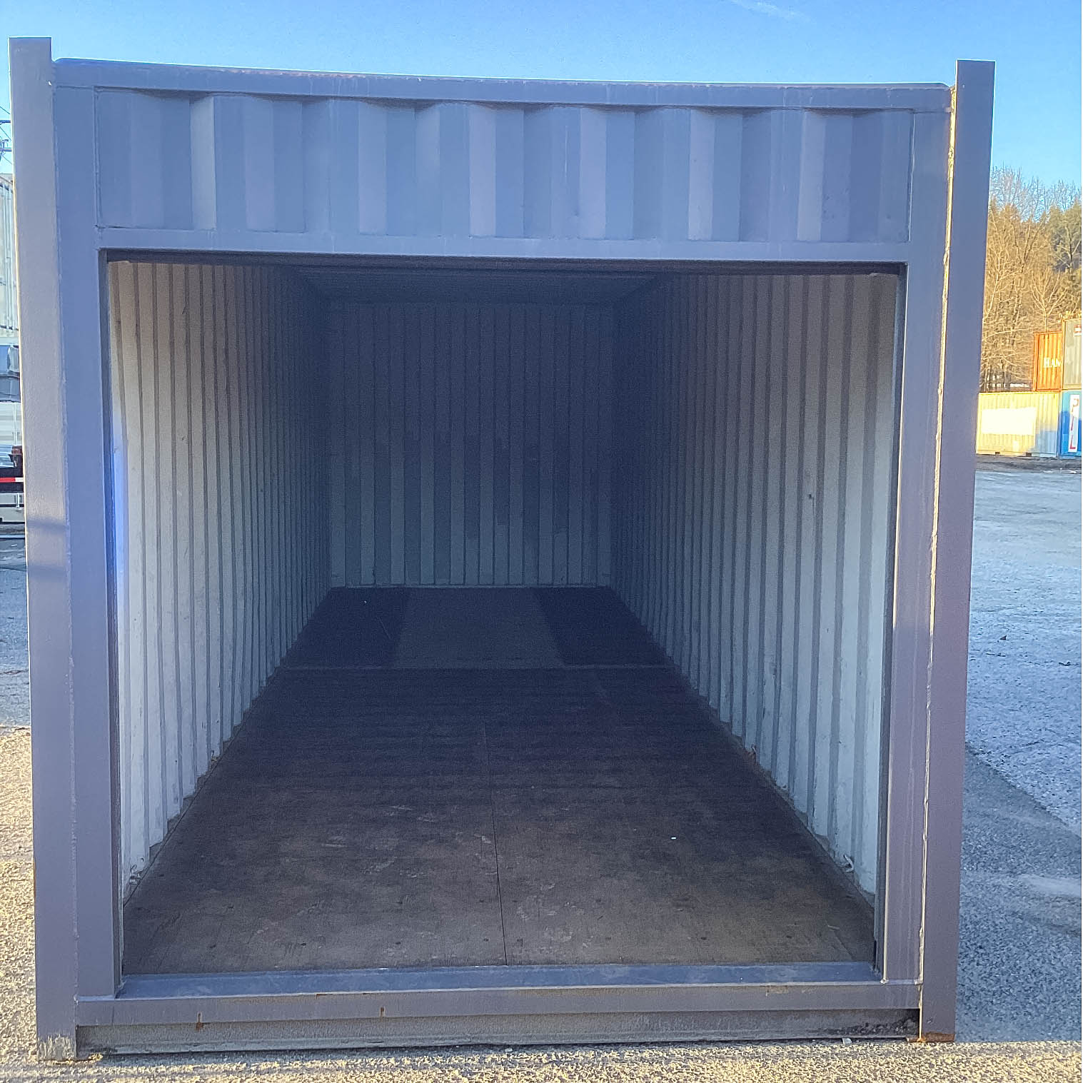 26′ Cut-Down Shipping Container w/Roll-Up Door - Allied Container Services PTY LTD