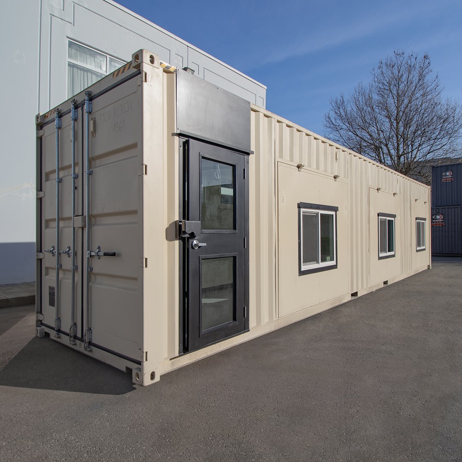 40’ Art Studio w/Flip up Doors - Allied Container Services PTY LTD
